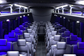 Danbury Charter Bus Interior