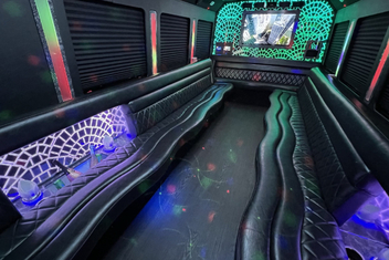 Danbury Limo Bus Interior