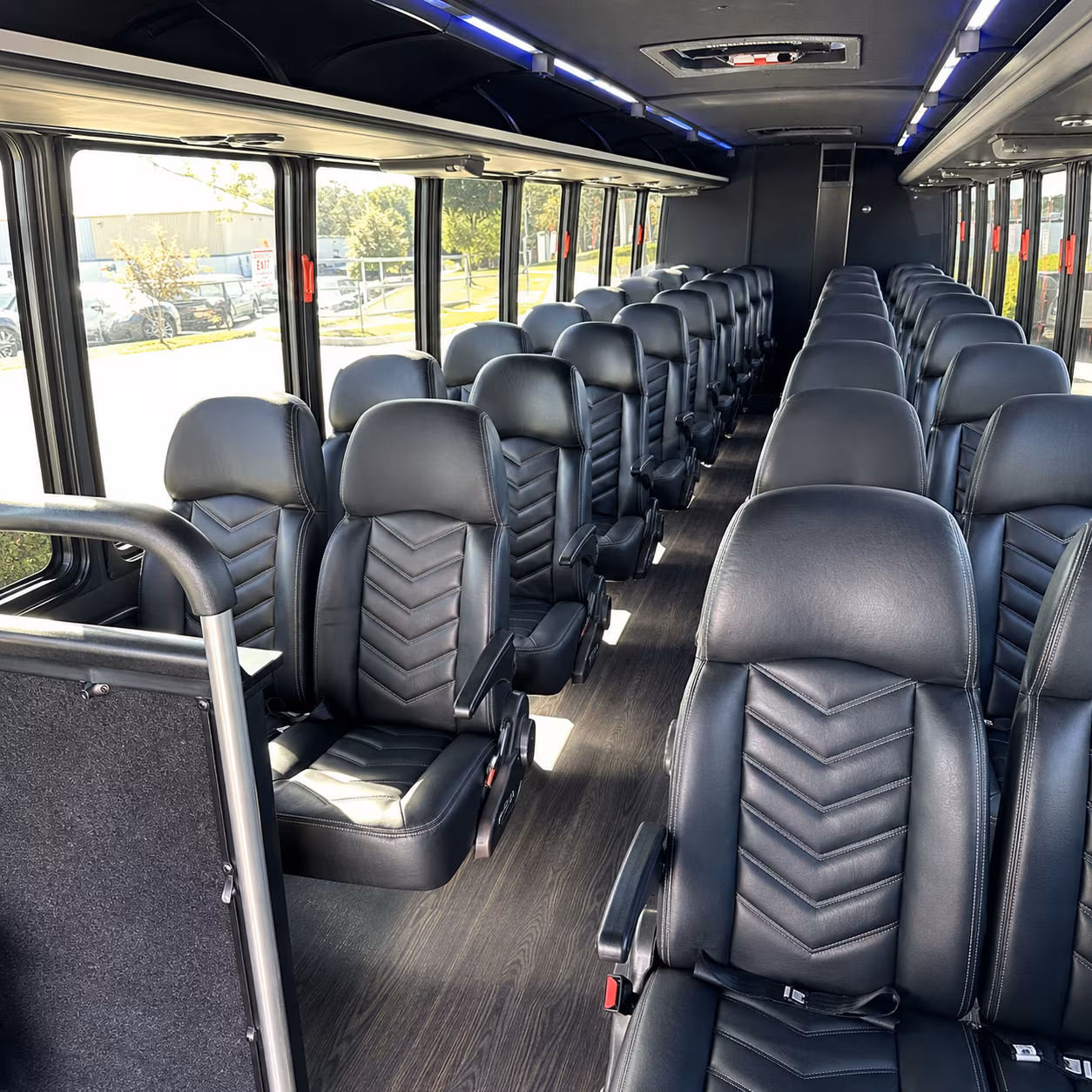 danbury airport transportation onboard seating